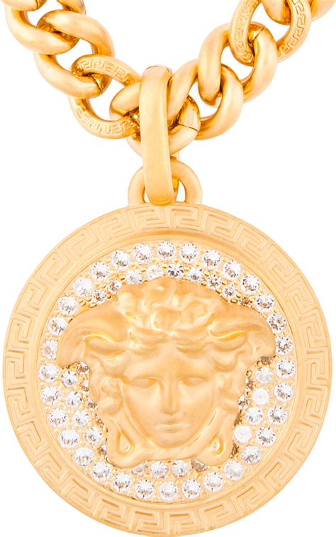 where can i buy a versace medallion|versace lock statement necklace.